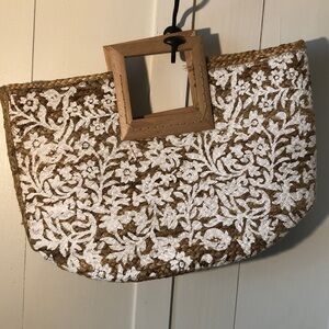 Antik Kraft Woven Jute Bag New